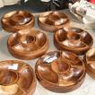 Wood Chip Dip Bowl